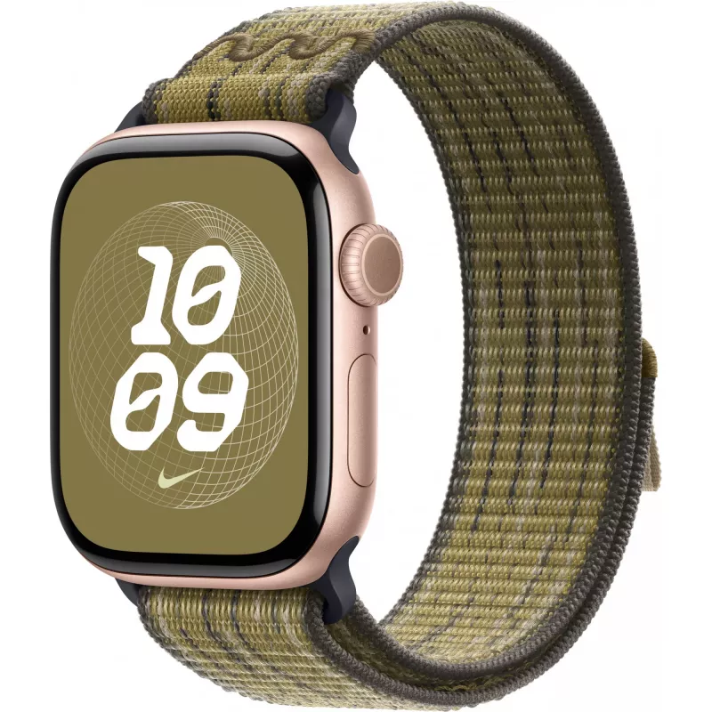 Náramok Apple 42mm zelený/sivý Nike Sport Loop smartwatch