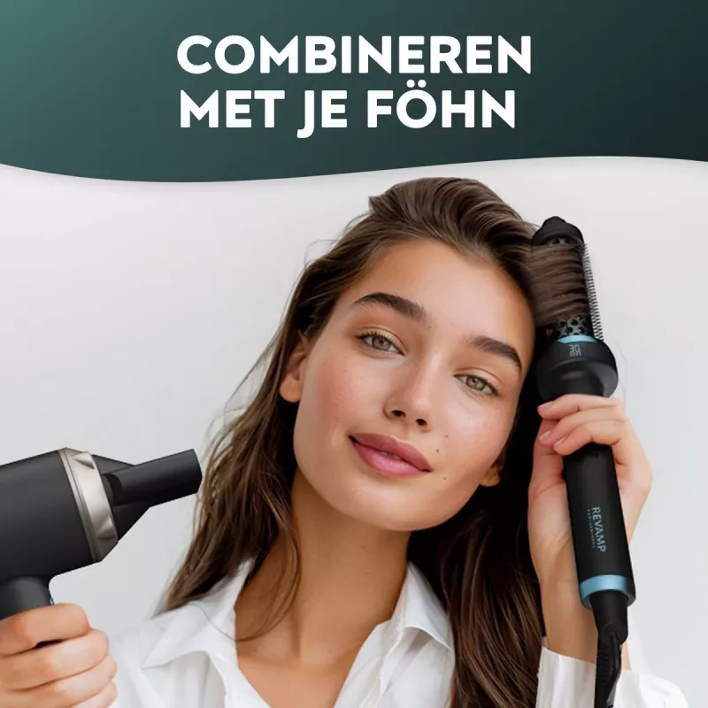 Teplá kefa Revamp BR-1300A-EU Ceramic Ionic 30mm – vyhrievaná stylingová kefa na vlasy