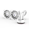 Zalman Reserator5 Z24 ARGB biely CPU kvapalinový chladič 240-mm radiátor 2 x 120 mm ventilátory