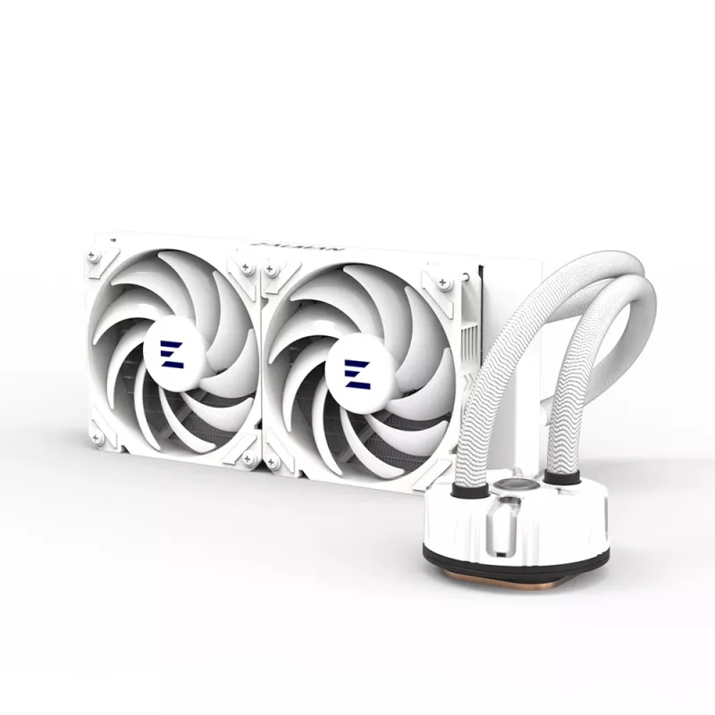 Zalman Reserator5 Z24 ARGB biely CPU kvapalinový chladič 240-mm radiátor 2 x 120 mm ventilátory