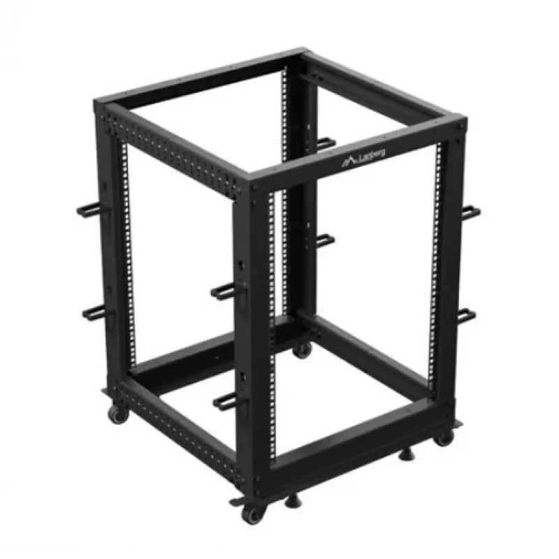Voľne stojaci rack Lanberg OR01-6115-B 15U čierny 600 kg kapacita
