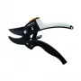 Záhradné nožnice s nákovou Fiskars 1000575 Anvil, ručné, čierno-oranžové