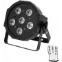 LED PAR reflektor EUROLITE SLS-603 6x3W čierny – scénické/náladové osvetlenie, 18W celkom