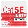 Alantec KIU5OUTS305Q Sieťový kábel čierny 305 m Cat5e U/UTP (UTP) (KIU5OUTS305Q)