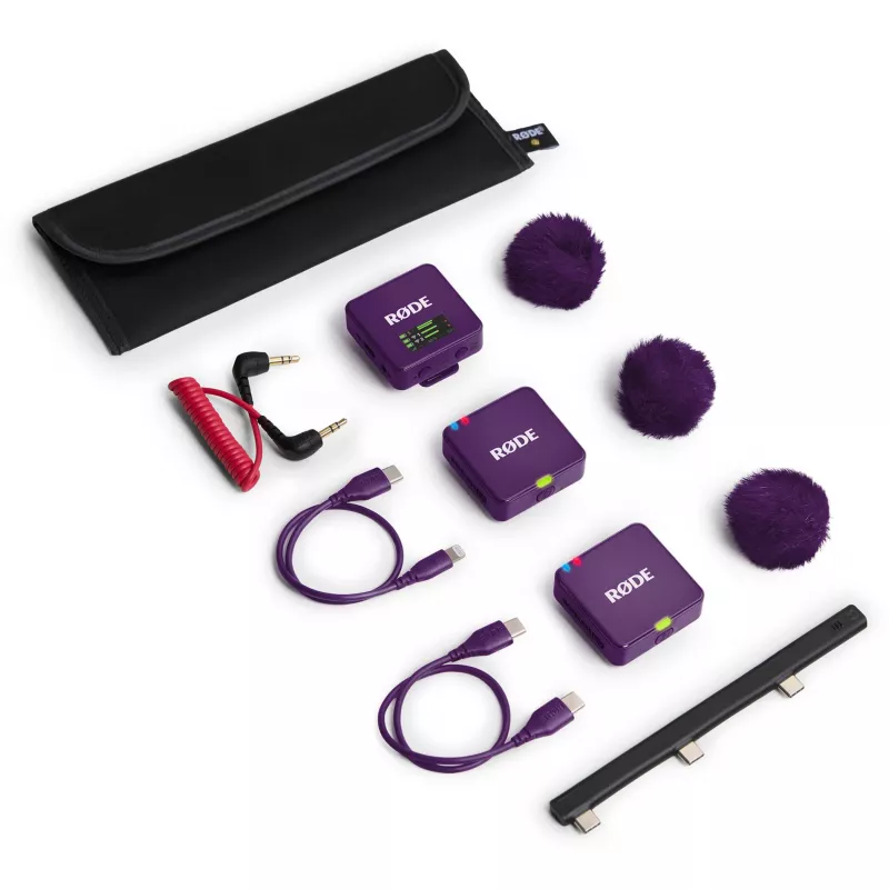 RØDE Wireless GO III Purple – bezdrôtový mikrofónový systém (fialová)