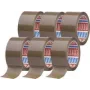 tesa pack 64014-501-00 lepiaca páska hnedá (D x Š) 66 m x 50 mm 6 ks (64014-501-00)