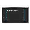 Qoltec 54465 19-palcová nástenná serverová skriňa 6U, 600 x 370 x 600 mm, dvere z tvrdeného skla, oceľ SPCC