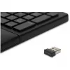 Kensington ProFit Ergo bezdrôtová klávesnica FR, plnoformátová (100%), káblová a bezdrôtová, RF Wireless + USB, AZERTY, čierna