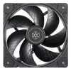 Chladiaci ventilátor SILVERSTONE SST-SF140B 140 mm čierny axiálny PC skriňový ventilátor