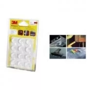 3M Bumpon SJ5302BL samolepiace nárazníky, 7,9 x 2,2 mm, transparentné
