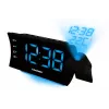 Blaupunkt CRP81USB rádiobudík s projekciou a nabíjaním USB, čierny