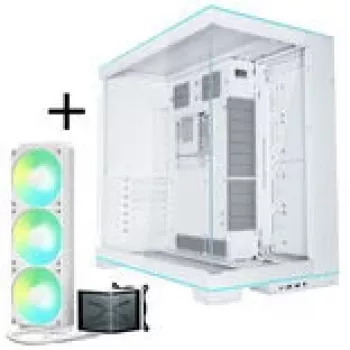 Lian Li O11D EVO RGB + TRYX PANORAMA SE ARGB kompletné kvapalinové chladenie - biela, 360 mm