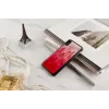 Puzdro na smartphone iKins pre iPhone XS Max – ružové jazero s čiernymi akcentmi