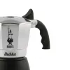 Bialetti Brikka moka kanvica 0,1 L čierna, nehrdzavejúca oceľ
