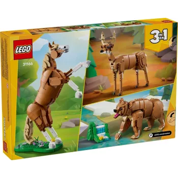 Stavebná hračka LEGO Creator 3-in-1 Nádherný kôň 31166 – 685 dielov, od 9 rokov, veľkosť modelu 80×240×230 mm