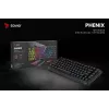 Savio Phenix SAVGK-RED herná klávesnica USB RF Wireless Bluetooth QWERTY