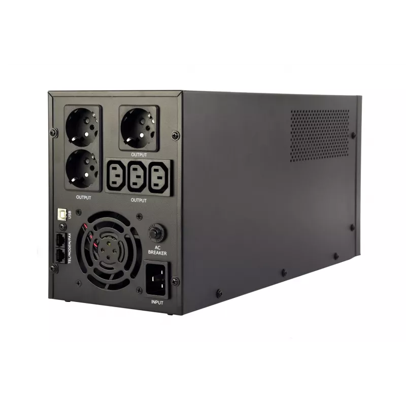 Gembird EG-UPS-036 UPS (neprerušiteľný zdroj napájania) Line-Interactive 3 kVA 1800 W 6 AC výstupov
