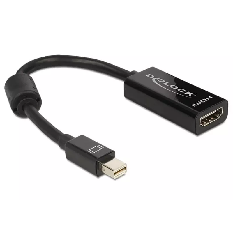 Delock - video adaptér - Mini DisplayPort samec na HDMI samica - 18 cm (65099)