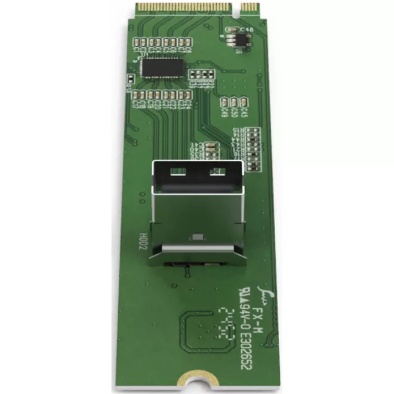 ICY DOCK - M.2 NVMe PCIe 4.0 SSD na 1 x SlimSAS 4i adaptér s Redriver