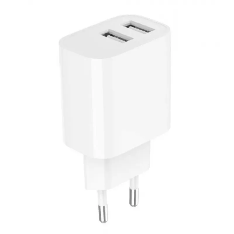 Nabíjačka Gembird TA-UC-2A12-01 interiérová AC 2.4A 2 USB biela