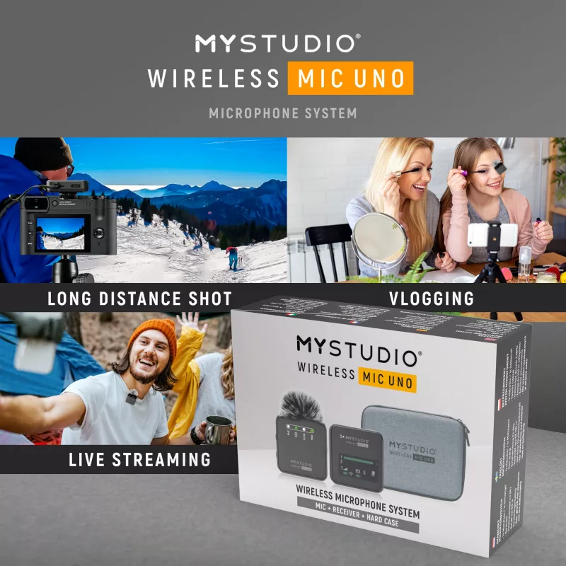 Mikrofón Easypix MyStudio Wireless Mic Uno 62023