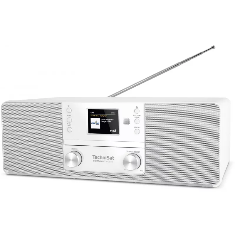 TechniSat DigitRadio 370 CD IR DAB rádio CD / MP3 prehrávač digitálny prehrávač internetové rádio Bluetooth audio prijímač 10 wattov