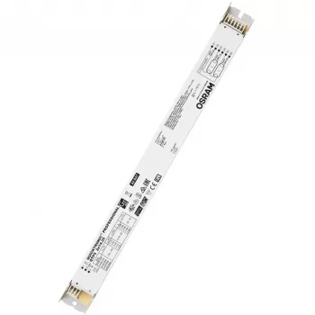 Predradník/LED driver Osram QTP5 2X14…35, životnosť 100000 h, vstup 198–264 V, 50/60 Hz, 24 A, -20–50 °C, 30×360×21 mm