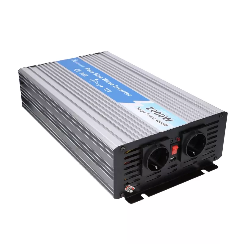 Extralink OPIP-2000W | menič napätia | auto 12V, 2000W čistá sínusová vlna
