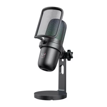 Mikrofón Onikuma M-730 RGB (čierny) — USB/PC herný mikrofón s RGB osvetlením