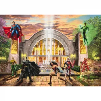 Thomas Kinkade Studios: DC Justice League - Hall Of Justice, Puzzle 1000 dielikov