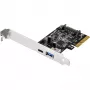 SilverStone ECU03 - USB adaptér - PCIe 2,0 x2 Low Profile - USB-C 3,1 x 1 + USB-C x 1 (SST-ECU03)