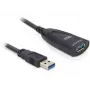 USB kábel DeLOCK 83089 USB 3.0 5m čierny