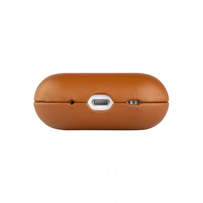 Fixed | puzdro na slúchadlá s podporou MagSafe | Apple AirPods Pro 2/Pro 2 (USB-C) | hnedé | koža