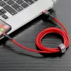 Baseus Cafule USB Lightning kábel 2,4A 1m (čierny + červený)