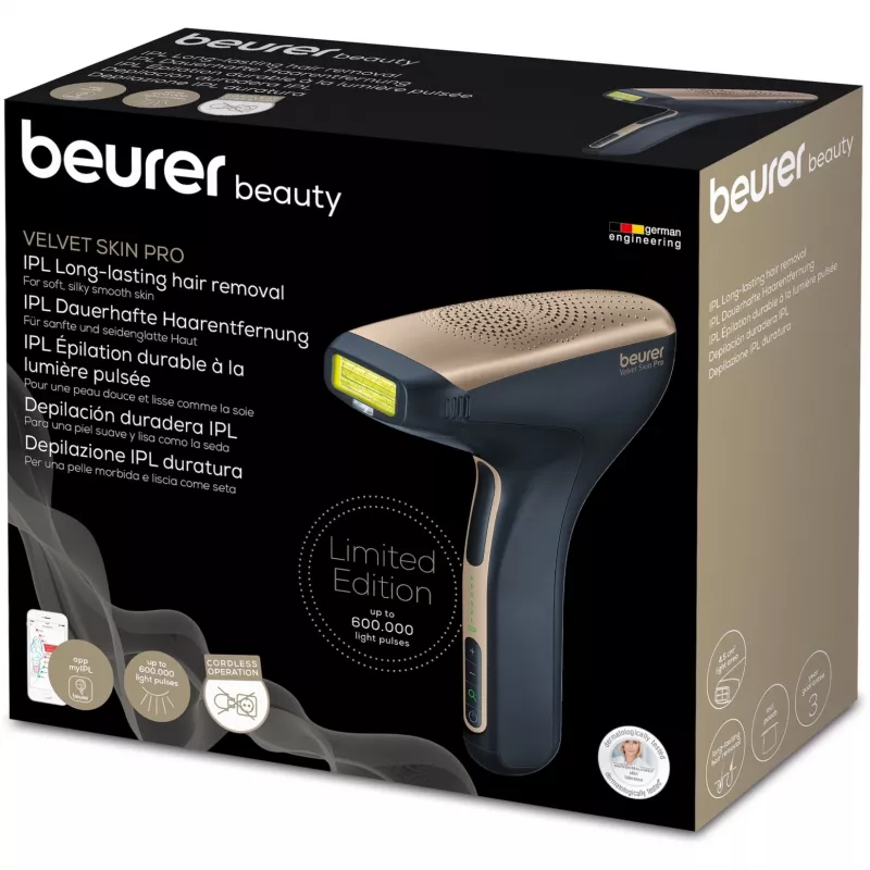 IPL 8800 VELVET SKIN PRO, epilátor zlatý
