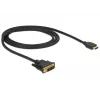 Video kábel adaptér DeLOCK 85582 1 m HDMI Type-A DVI-D čierny