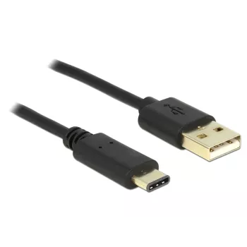 USB kábel DeLOCK 2 m USB2.0-A/USB2.0-C čierny