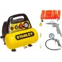 Bezolejový kompresor 6L+stlačený vzduch sada Stanley