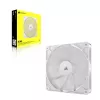 Corsair RS140 PWM ventilátor do skrinky, 140 mm, 36 dB, jednotlivé balenie, biely