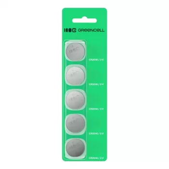 Gombíková lítiová batéria Green Cell CR2016 3V – balenie 5 ks