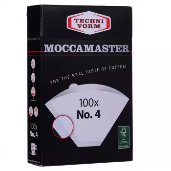 Kávový filter MOCCAMASTER 85022 — papierový filter, biela, balenie 100 ks