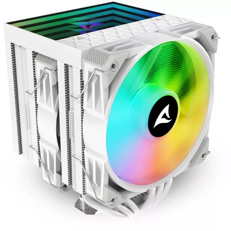Sharkoon A60 RGB White vzduchový chladič