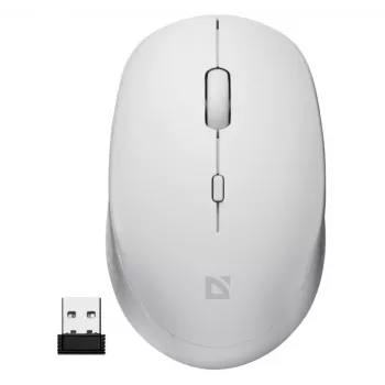 Bezdrôtová myš s tichým kliknutím AURIS MB-027 800/1200/1600 DPI biela