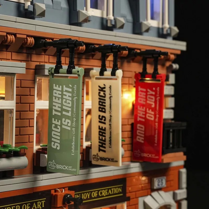 Brick Art Gallery, stavebnica