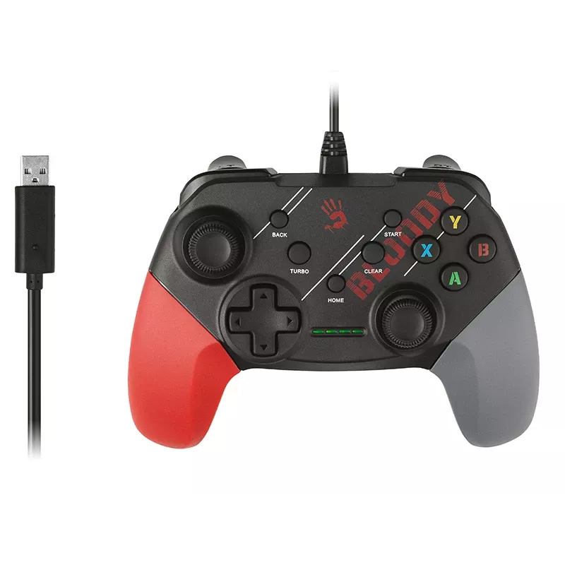 Herný ovládač A4Tech Bloody GP30 Sports Red, USB