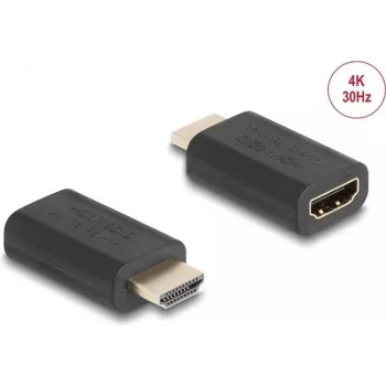 Delock 64325 HDMI 4K EDID emulátor pre priestorový zvuk, čierny