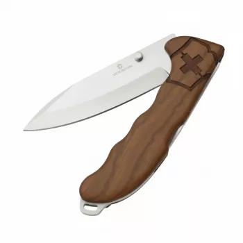 Vreckový nôž Victorinox Hunter Evoke Wood V-0.94 15.D630 — čepeľ z nehrdzavejúcej ocele, drevená rukoväť
