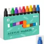Akrylové fixky Arrtx LC303656, 10 farieb, jemné guľaté hroty