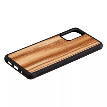 Puzdro na telefón man and wood Galaxy S20+ cappuccino čierna – ochranné puzdro na smartfón