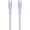 CANYON kábel OnWire 60CL C-C 60W COLOR pletený 1m fialový